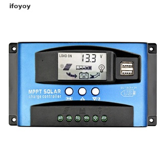 Ifoyoy 60A MPPT Solar Panel Regulator Battery Solar Charger Controller 12/24V With LCD CL