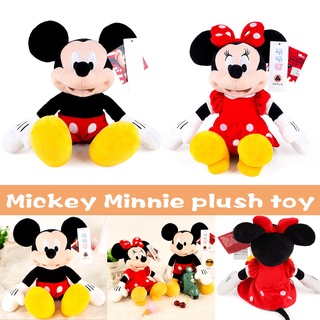 muñeca de peluche disney mickey y minnie mouse de 22 cm regalo de navidad para niños