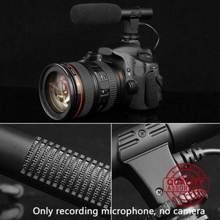 micrófono de cámara para nikon canon dslr dv entrevista grabación externa k6b7