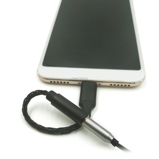Chin USB-C tipo C a mm Aux Audio Jack adaptador portátil DAC 32bit 384khz auriculares