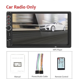 ¡Promoción! S5 HD 7 doble 2 DIN coche FM Radio estéreo Bluetooth MP5 reproductor USB/TF/Phone Link/AUX (7)