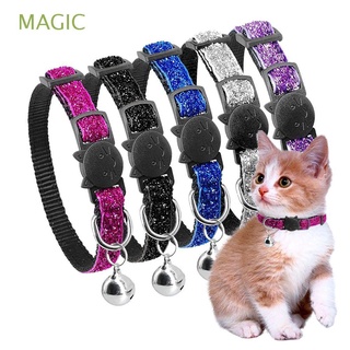 MAGIC ajustable collares de gato hebilla colgante campana Collar