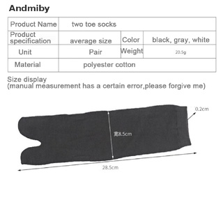 [ady] 2 pares de calcetines de estilo japonés tabi toe calcetines de algodón hombres mujeres de fibra de bambú calcetines ydj (3)