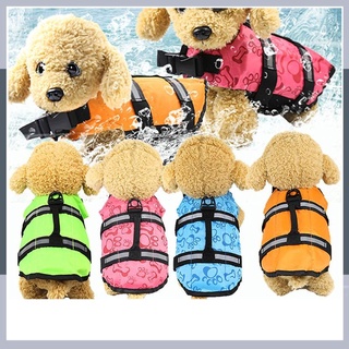 chaleco salvavidas ajustable impermeable para perros, para cachorros medianos, chaleco salvavidas, gato, mascotas, chaleco de seguridad con traje de baño reflectante (cod)