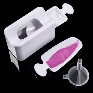 dopinkmay - bandeja de reciclaje para uñas, purpurina, herramientas de manicura cl