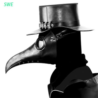swe peste doctor pájaro máscara larga nariz pico cosplay steampunk para motocicletas fiesta máscara táctica disfraz cs nref props