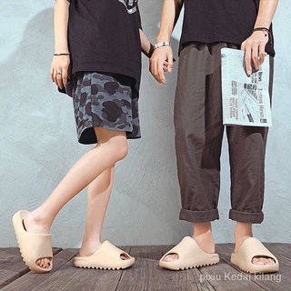 Yezzy verano marea zapatillas de los hombres antideslizante fresco sandalia parejas transpirable suela gruesa sandalias zapatillas dedo del pie sandalias de las mujeres usRn (8)