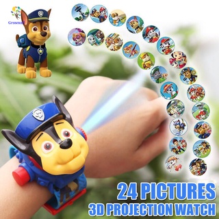 3d niños\'s de dibujos animados 24 imágenes reloj de proyección con cubierta el vengador superhéroe patrón de regalo para niños (1)