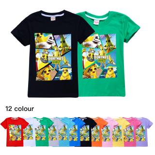 2020 Niños tops Fortnite Impresión De Manga Corta T-shirt Juego Camiseta Ropa Niño Verano Camisetas