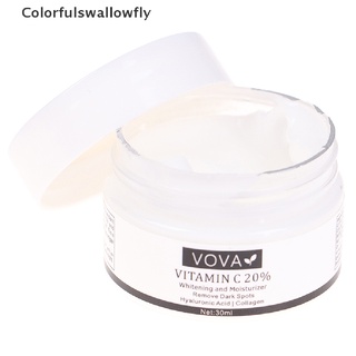 colorfulswallowfly vova vitamina c 20% crema facial blanco eliminar manchas oscuras gel facial cuidado de la piel 30ml csf (3)