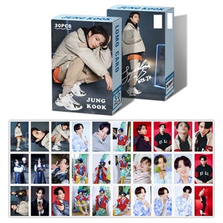 30pcs/ set BTS Lomo Card Jimin Suga V JHope Jin RM KPOP Photo Card Photocard Album (6)