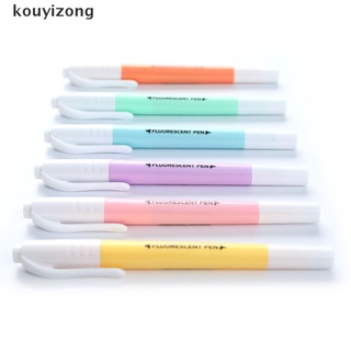 [kouyi] juego de 6 rotuladores fluorescentes de doble cabeza/marcadores de dibujo pastel 449cl (4)