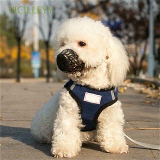 VICILLEYY Transpirable Perro Boca Cubierta De Seguridad Anti-Ladrido Mascota Entrenamiento Suministros Ajustable Quemaduras Mordeción
