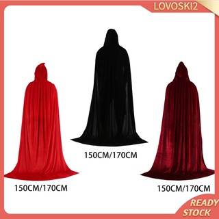 [LOVOSKI2] Steampunk Cosplay con capucha capa Medieval vampiro disfraz para Unisex adulto Halloween capa