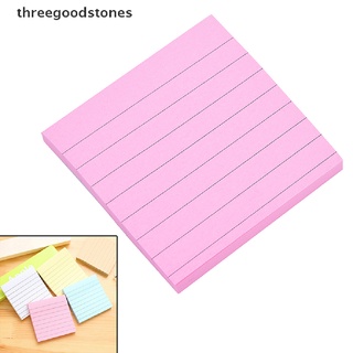 [threegoodstones]notas adhesivas cuaderno bloc de notas marcador pegatina de papel bloc de notas papelería al azar, caliente