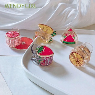 Wendygirl accesorios de pelo pequeño Catch Clip sandía Mini naranja fresa pelo garras Clip de pelo