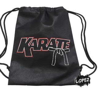 Bolsa de red de Karate/taekkwondo Silat bolsa de cordón/mochila de arte marcial Kung Fu Judo Lopez (ART. 8318)