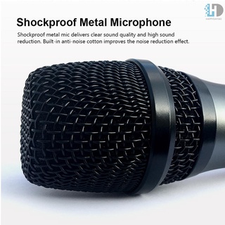 Mano UHF micrófono inalámbrico mm receptor Anti-interferencia micrófono inalámbrico al aire libre rendimiento micrófono conferencia Karaoke micrófono (4)