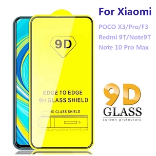9D Cubierta Completa De Vidrio Templado Para Xiaomi Redmi Note 7 8 9 9S 10S Pro Max 8T 9T Note9T 6A 7A 8A 9A Poco X3 NFC M3 F3 Mi 10 Lite Protector De Pantalla