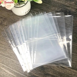 10Pcs a5 mangas a5 transparente bolsa de almacenamiento de fotos de hoja suelta álbum página interior (2)
