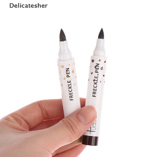 [delicatesher] pluma natural realista pecas suave duradera impermeable punto maquillaje lápiz caliente