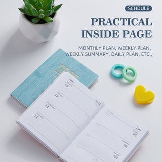 2022 A7 Mini cuaderno 365 días portátil bolsillo bloc de notas diario semanal Agenda planificador cuadernos papelería oficina suministros escolares [YA] (4)
