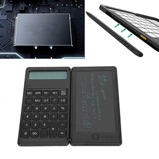 Calculadora de alta calidad con pantalla LCD de 12 dígitos y tableta de escritura de 6 pulgadas negro MYGB (5)