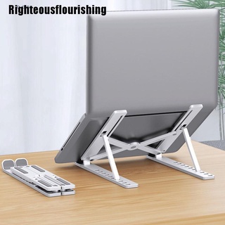 [Righteousflourishing] Soporte portátil portátil plegable aleación de aluminio para Notebook Tablet Stand