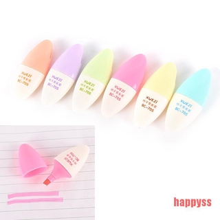 Happs set De bolígrafos Fluorescentes/Marcadores/Marcadores/Marcadores con colores dulces 6 piezas