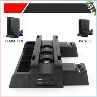 *+*Best*+* accesorios PS4 PS4/PS4 Slim/PS4 Pro consola Vertical ventilador de refrigeración controlador cargador juego disco soporte de almacenamiento torre