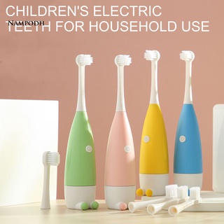 Dq Sonic cerdas suaves cepillo de dientes eléctrico IPX5 impermeable forma de dibujos animados divertidos cepillo de dientes de los niños cuidado Oral