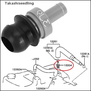 Takashiseedling/2 Unids/Set Coche Motor PCV Válvula De Ventilación Ojal Sello 12204-15050 , 90480-18001