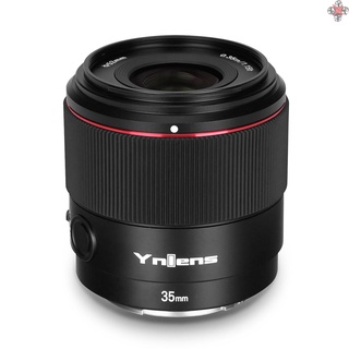 Ynlens YN35mm F2S DF 35mm E-Mount lente de cámara de marco completo F apertura grande 8 grupos 9 cuchillas de alta calidad Motor de enfoque automático de reemplazo para cámaras de montaje electrónico