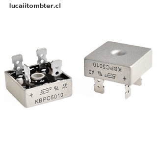 (nuevo**) 50a 1000v carcasa metálica monofásico diodo puente rectificador kbpc5010 lucaiitombter.cl