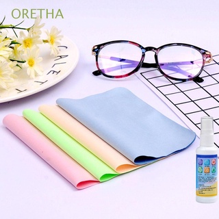 oretha 5 unids/pack pantalla limpia gafas de limpieza lente de limpieza paños accesorios de microfibra ordenador teléfono móvil gafas simple limpiador