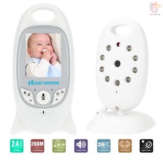 Nt VB601 Monitor de bebé en LCD GHz inalámbrico con 8IR LED bidireccional Talk 8 nanas Monitor de temperatura modo VOX
