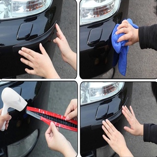 1 Pair Rubber Car Bumper Protector Guard Corner Strip Sticker Auto Body (1)