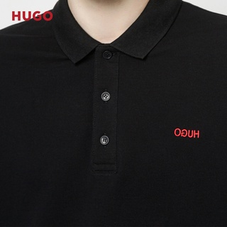 Hugo BOSS Camisa Polo De algodón con Logo Bordado otoño (4)