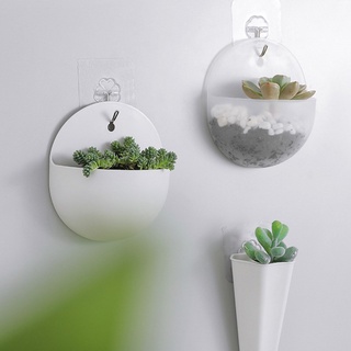 [Hanging Plastic Bottle Vase] [Small Wall-mounted Decorative Succulent Plant Flower Vase for Living Room, Home, Office, Centerpiece, Table Desktop and Wedding Decor] (7)