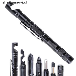SHANG Multifunction Tactical Pen Touch Screen Pen Outdoor Survival Tool with Compass CL