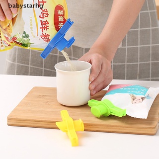 [[babystarhg]] Bag Clip Snack Fresh Food Storage Sealing Clip Mini Vacuum Sealer Food Clip HOT SELL