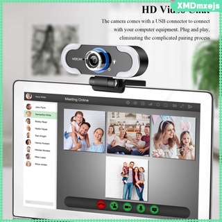 1080p full hd cámara de streaming de webcam, videollamadas de pantalla ancha y grabación con micrófono (5)