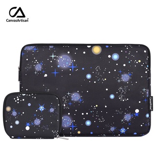 Starry Sky patrón de la bolsa de ordenador portátil conjunto impermeable cubierta de la tableta funda para Macbook Air Pro 11/12/13/14/15 pulgadas con bolsa de ratón