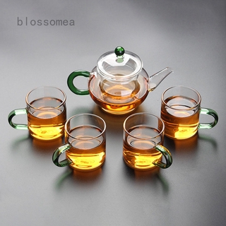 taza de té pequeña de vidrio de borosilicato alto con mango de kung fu taza de té de vida en casa taza de agua