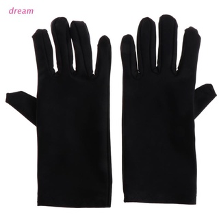 dream jewelry guantes negro inspección con suave mezcla de algodón lisle para la protección del trabajo