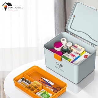 Mini caja médica médica maleta de plástico médica caja de almacenamiento organizador (7)