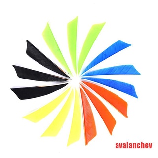 [hooT]50 plumas de flecha de 3" 12 colores de plumas de pavo accesorios de flecha con arco (1)