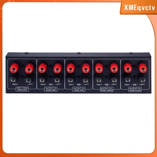distribuidor profesional de amplificador de 1 entrada y 4 salidas, panel de distribución de señal de fuente de sonido de 4 gamas