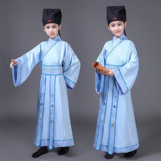 Niños Hanfu niños niñas nuevos trajes infantiles Hanfu (1)