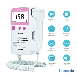 [KACM] Handheld Fetal Doppler Prenatal Baby Heart Rate Doppler Heartbeat Monitor OEIS